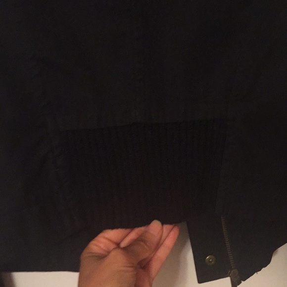 BCBG Maxazria black motorcycle jacket size medium - Picture 10 of 11